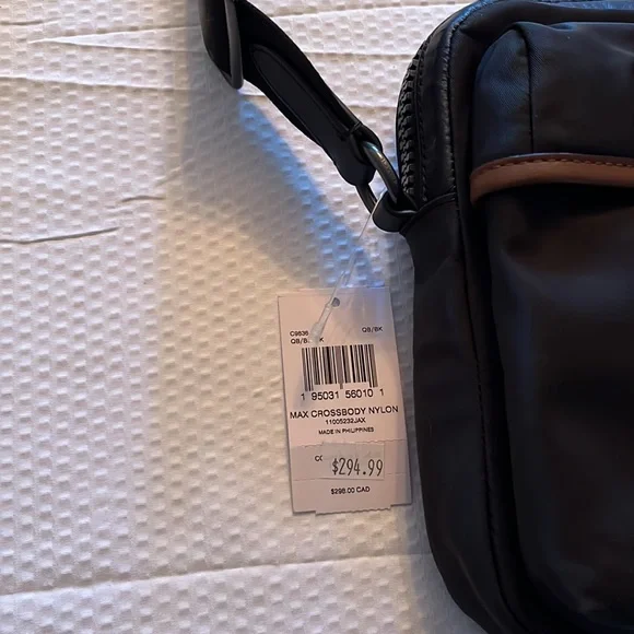 NWT COACH MAX CROSSBODY BLACK & BROWN - Picture 5 of 12